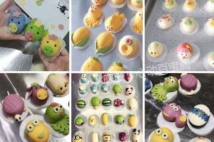 果蔬卡通馒头技术配方教程彩色包子揉面和面制作配方技术教程商用