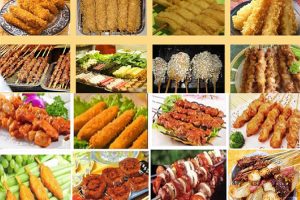 特色油炸串串香小吃技术配方教程大全街边摆摊小吃技术教程