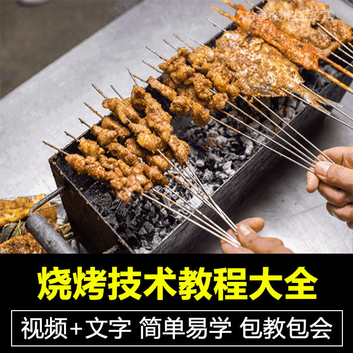 烧烤技术配方教程大全秘制调料腌制羊肉串撒料酱料制作技术商用插图