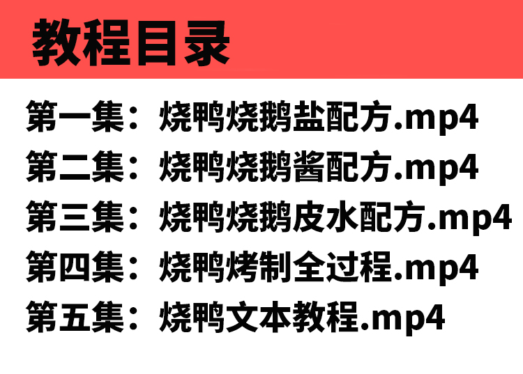 正宗广式烧鸭技术配方教程广东烧腊烧鹅制作视频教学创业开店商用插图2