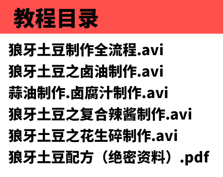 狼牙土豆炸洋芋技术配方教程创业摆摊特色小吃制作视频培训商用插图2