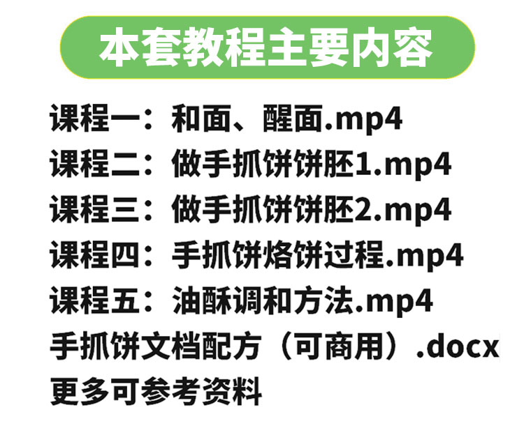 台湾手抓饼技术配方教程特色小吃制作技术培训插图2