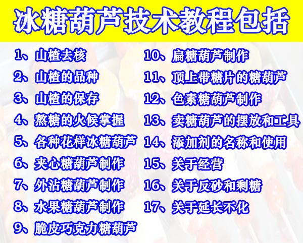 老北京花样冰糖葫芦技术教程熬糖方法制作材料不化做法教程插图2