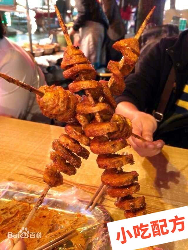 烤面筋怎么做和制作教程，酱料调料撒料烧烤技术配方教程秘制红油插图