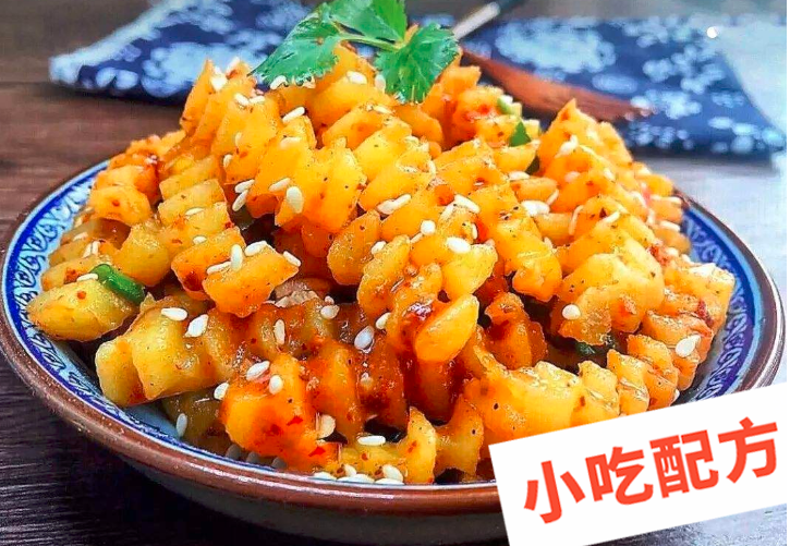 狼牙土豆、旋风薯塔炸洋芋的做法和制作教程，正宗技术培训教程配方教学视频插图