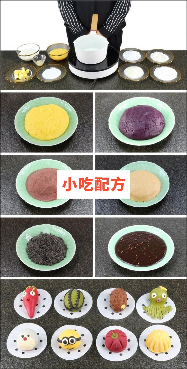 果蔬卡通包子馒头技术【视频教程】插图5