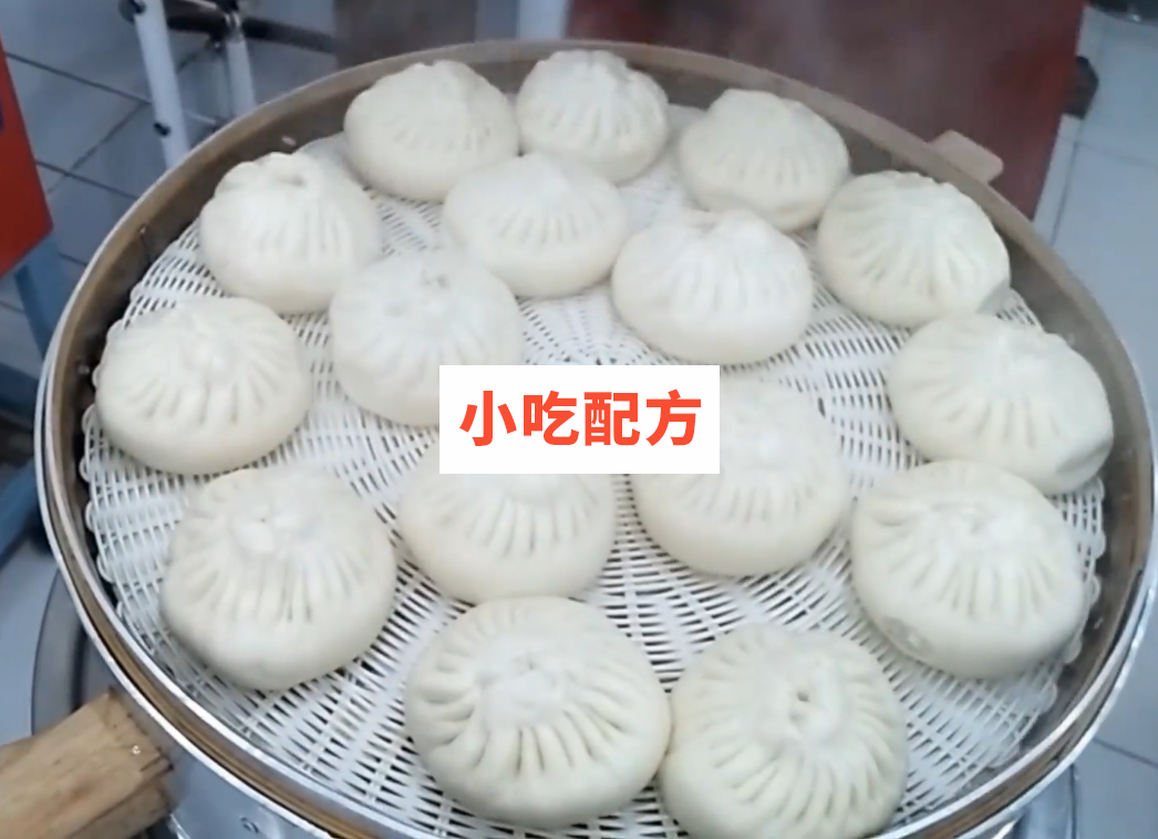 肉包素包豆沙包花卷馒头技术配方视频教程 小吃技术联盟配方资料插图