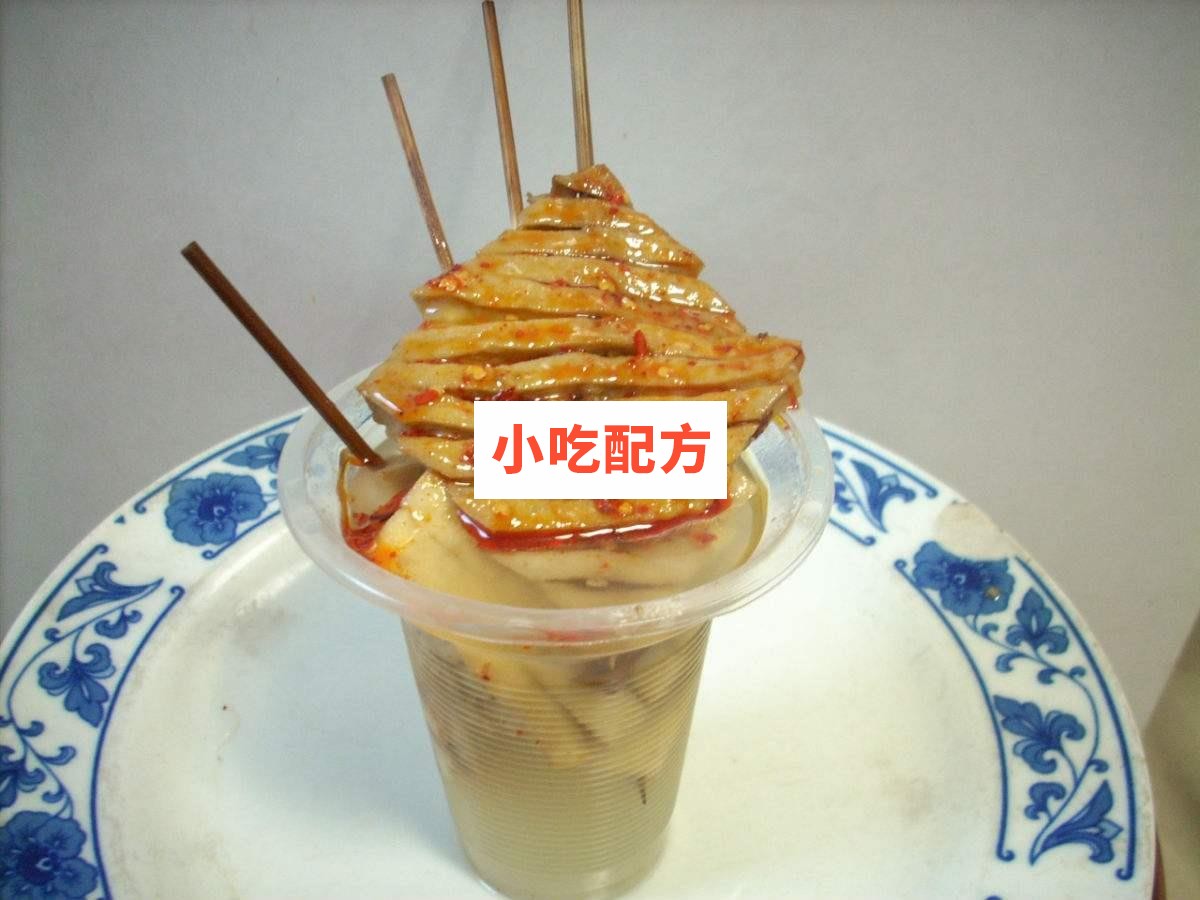 鸡汁豆腐串制作技术视频教学资料 小吃技术联盟配方资料插图1