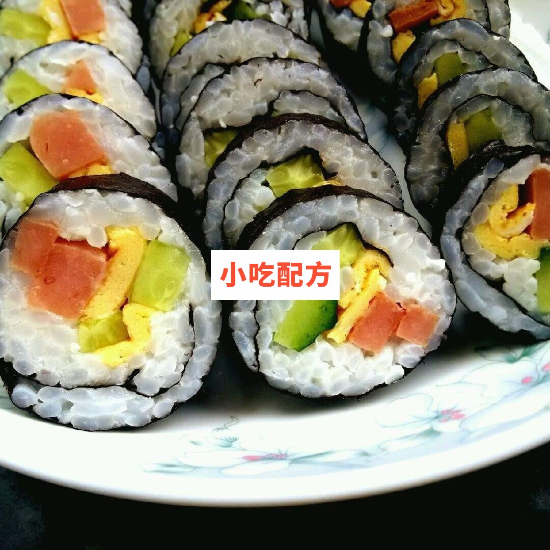 韩式紫菜包饭技术配方视频教程 小吃技术联盟配方资料插图1
