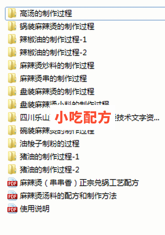 正宗四川牛华麻辣烫串串香配方教学视频文字资料 麻辣烫的做法插图1