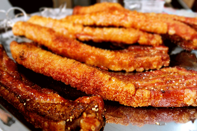 网红小吃黄金脆皮烤五花肉技术配方教程烤肉技术教程大全商用插图3